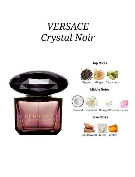 versace crystal notes|Versace Crystal noir smell.